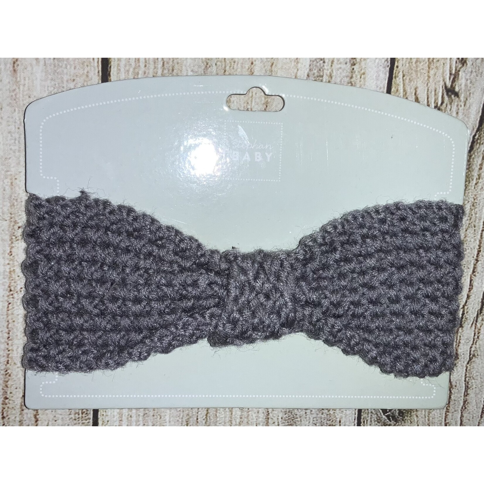 Stephan Baby Stephan Baby Grey Knit Headband 6-12M