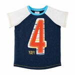 Mudpie Mudpie Boy Birthday Shirt 4 4T