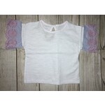 Mudpie Mudpie White Eyelet Tee