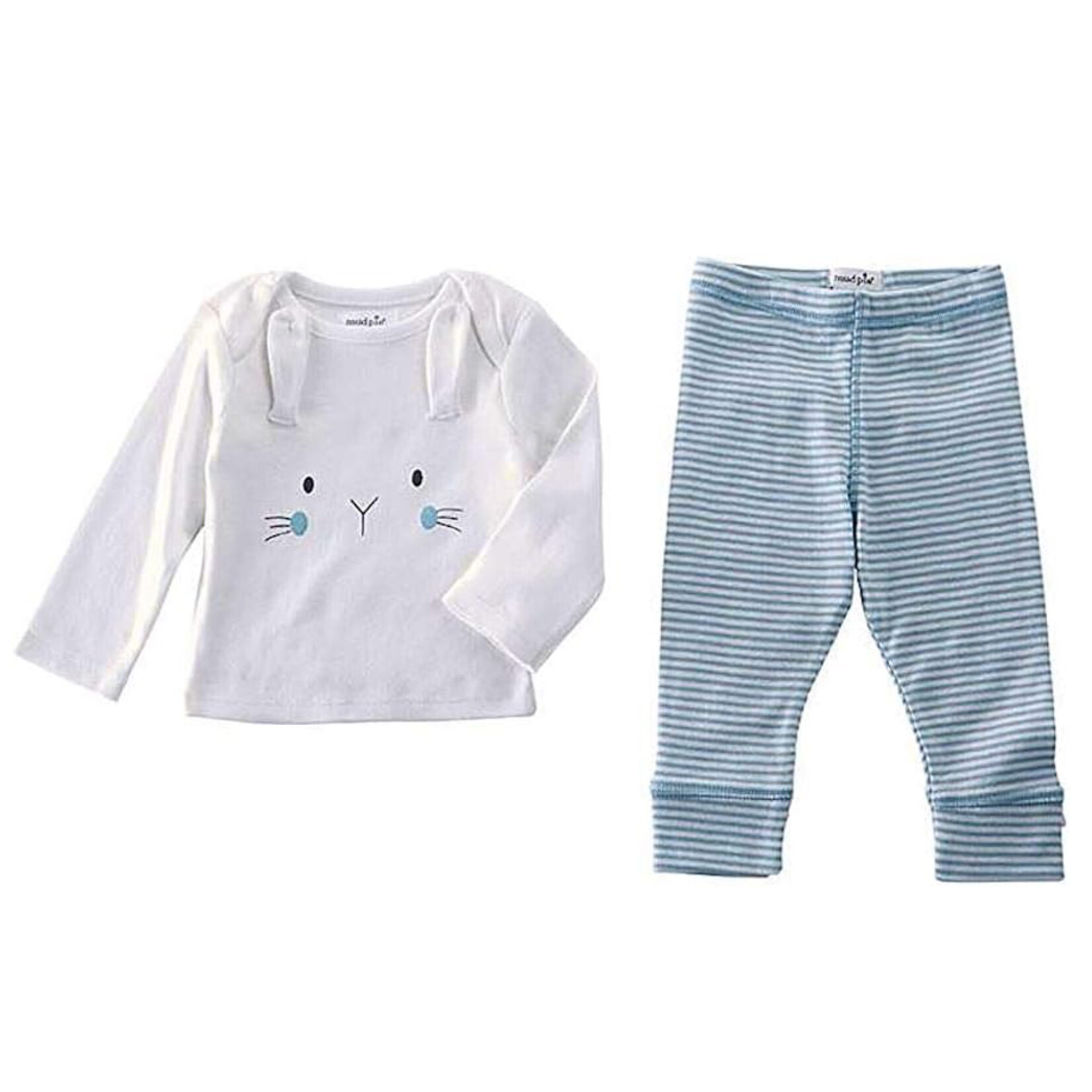 Mudpie Mudpie Bunny Pant Set 3-6M