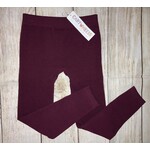 Charlie Paige Charlie Paige Youth Leggings Burgundy 4T/5T