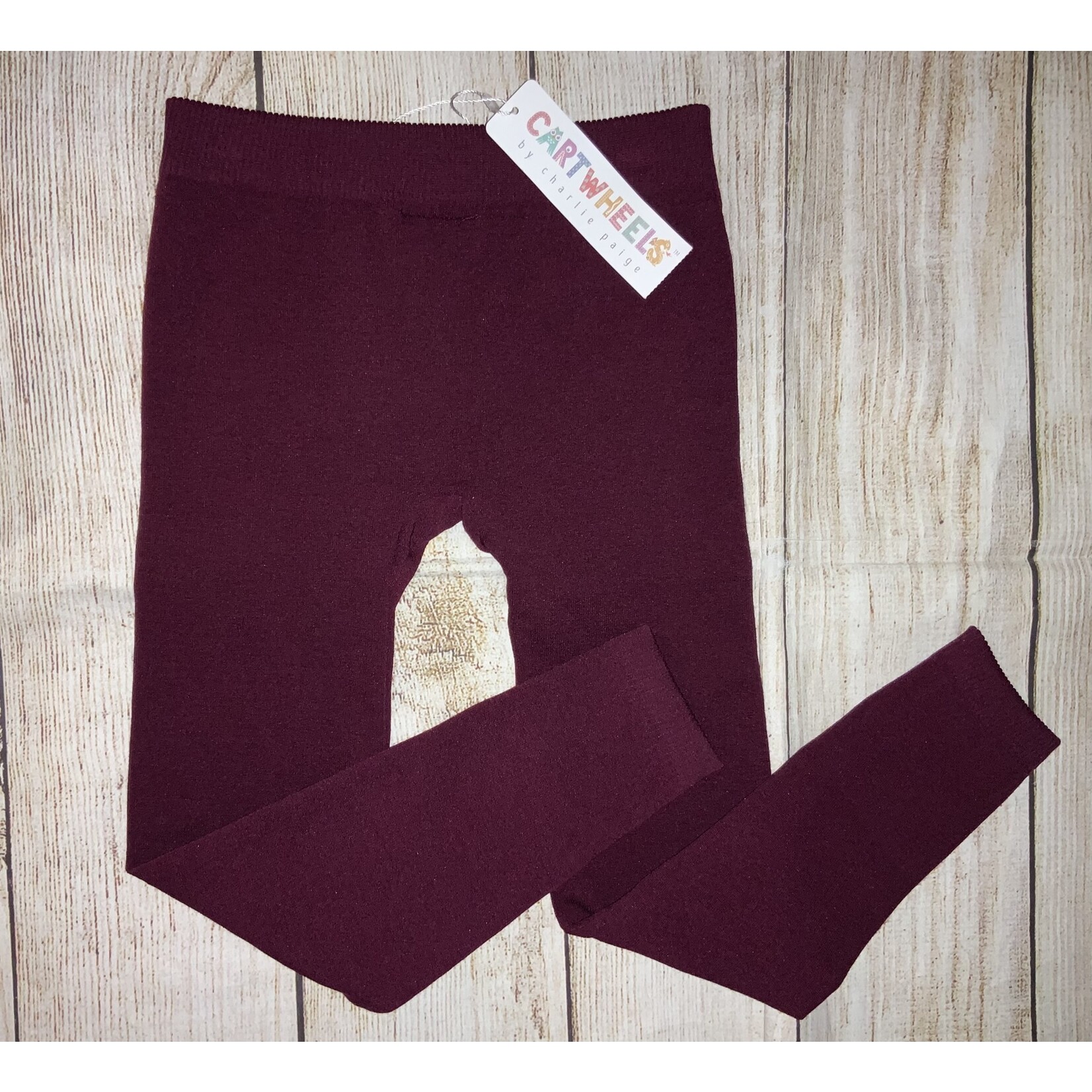 Charlie Paige Charlie Paige Youth Leggings Burgundy 4T/5T