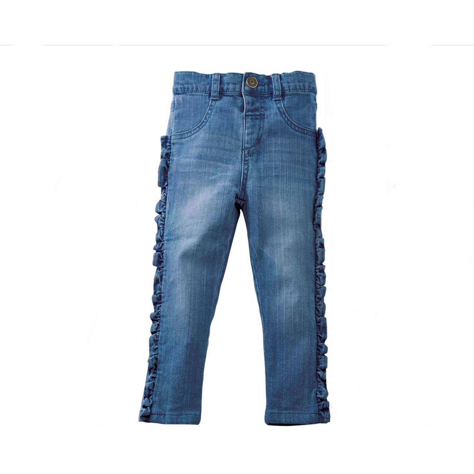 Mudpie Mudpie Girls Ruffle Jeans