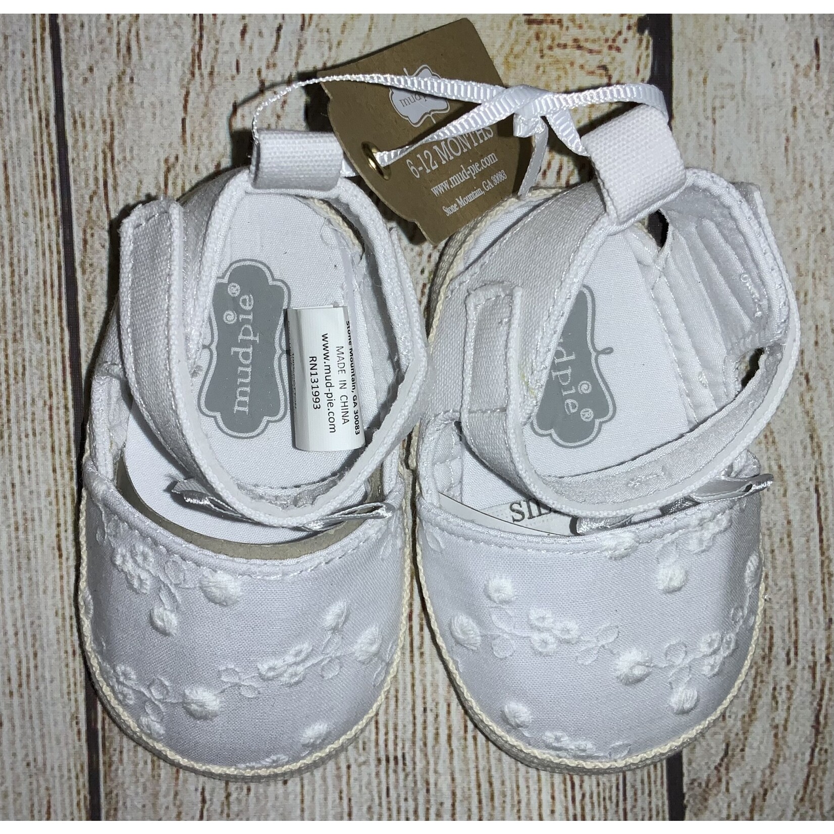 Mudpie Mudpie Pre Walker Shoe White