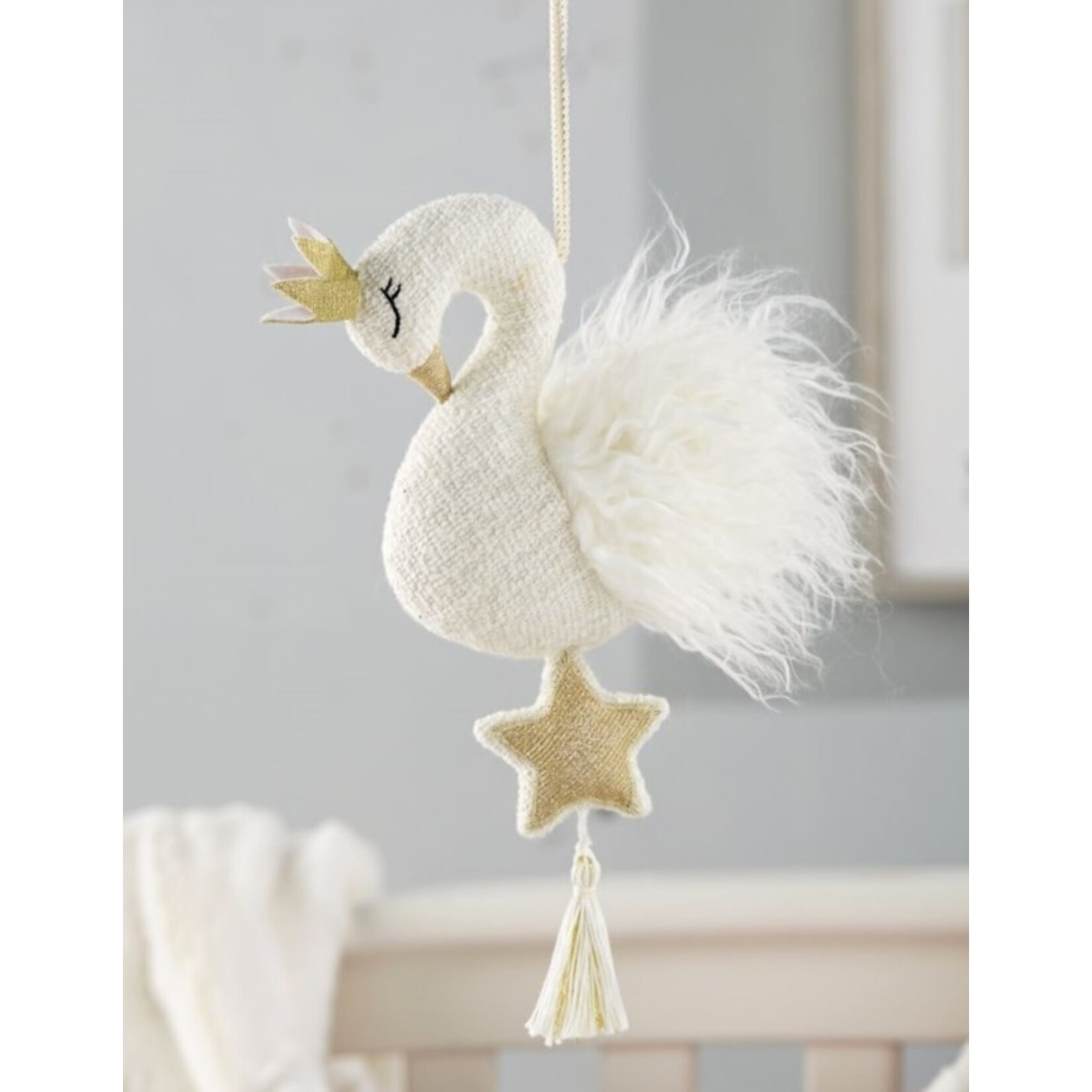 Mudpie Mudpie Swan Musical Pull Toy