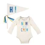 Mudpie Mudpie New to the Crew Crawler Pennant Set
