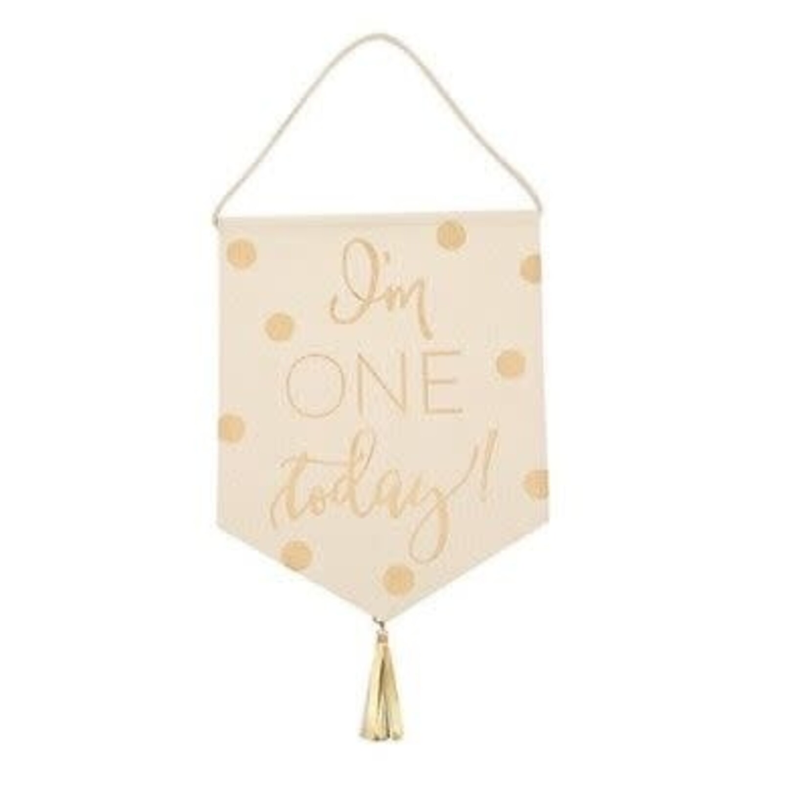 Mudpie Mudpie I’m 1 Today Gold Banner