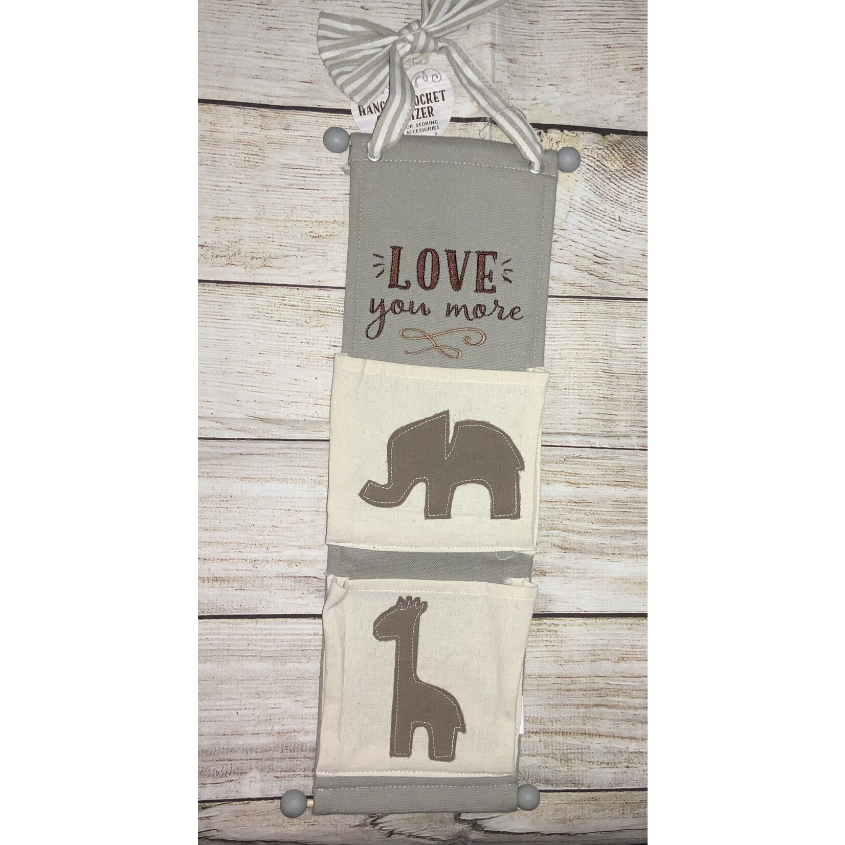 AGP Love You More Hanging Pocket Organizer