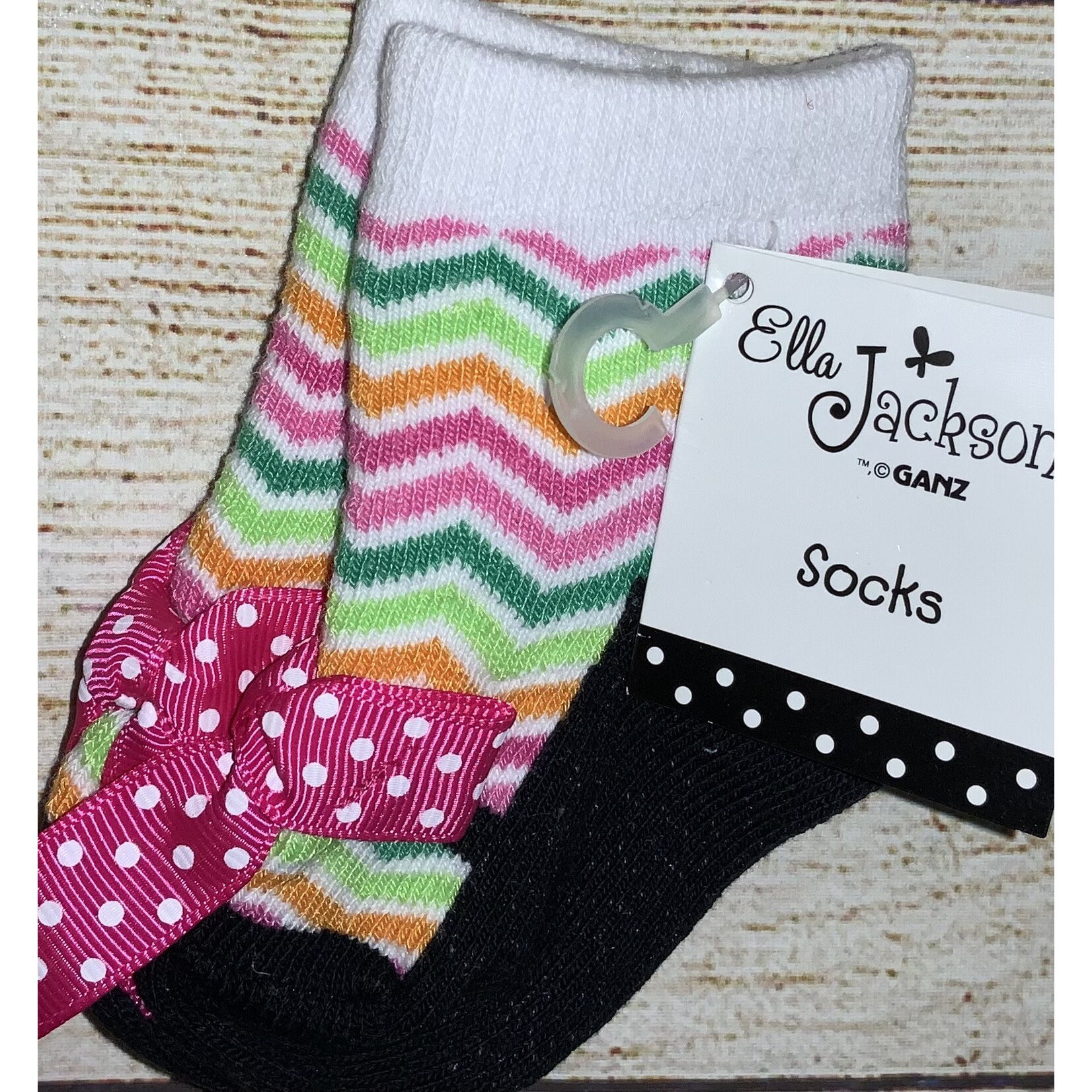 Ganz Ganz Ella Jackson Chevron Socks 0-12M
