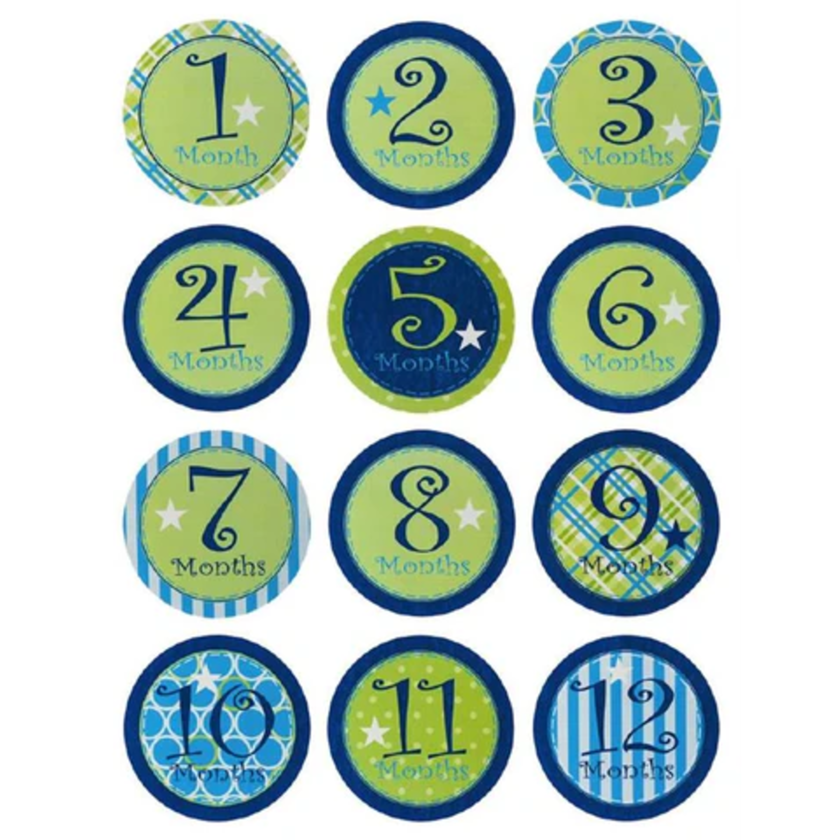 Blossoms & Buds Blossom & Buds My First Year Belly Stickers Boy