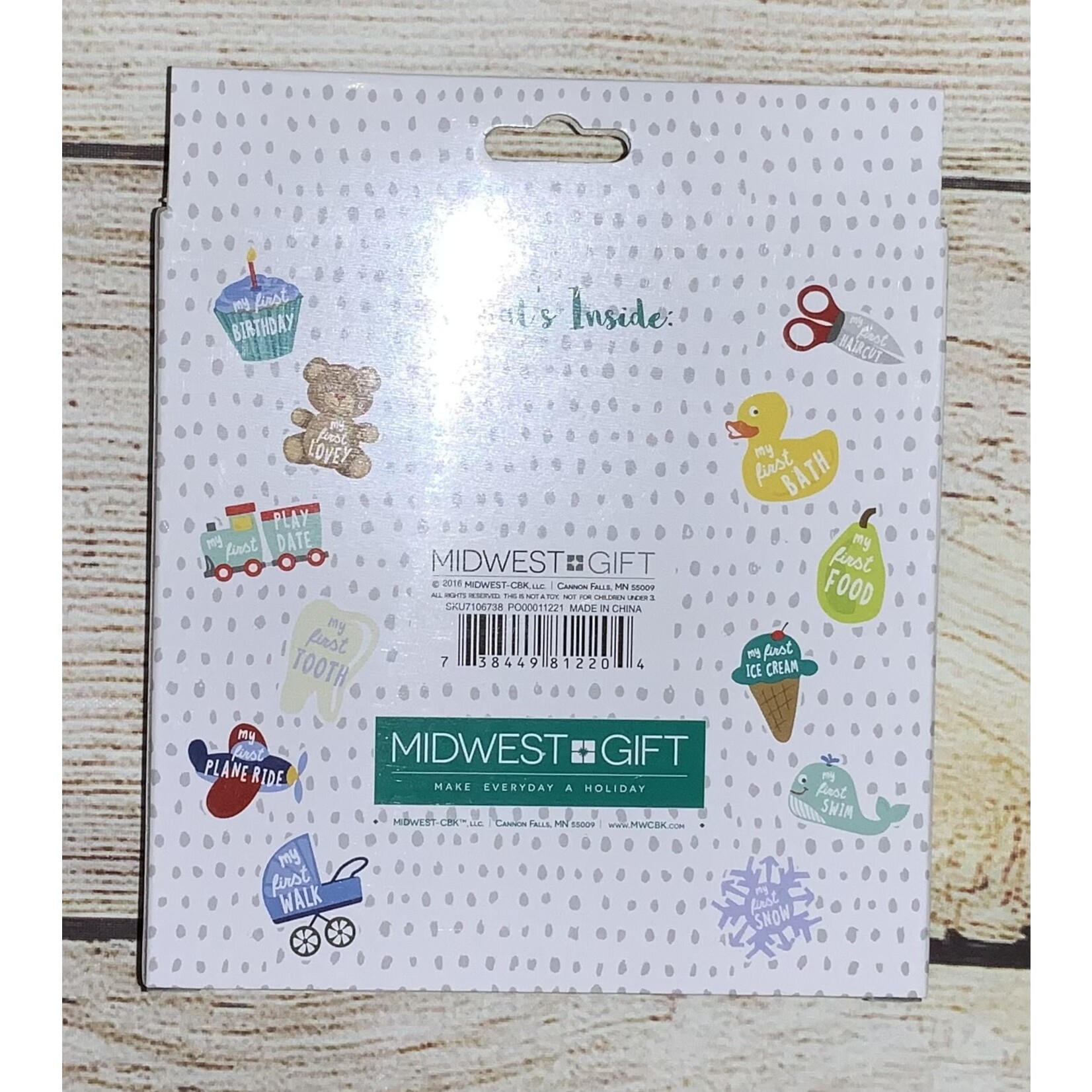 Midwest CBK Milestone Memories Baby’s “First” Belly Stickers