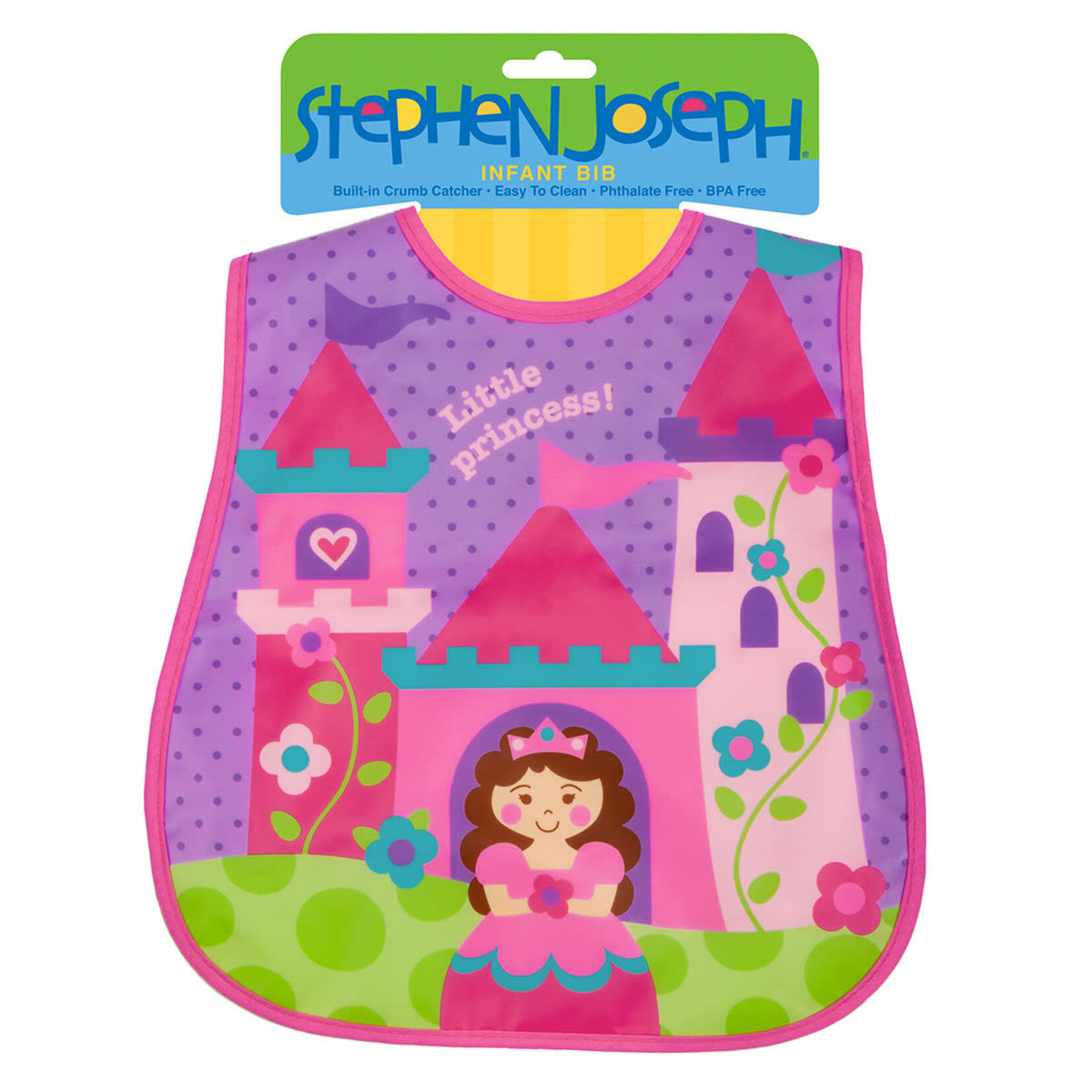Stephen Joseph Gifts Stephen Joseph Wipeable Bibs Princess