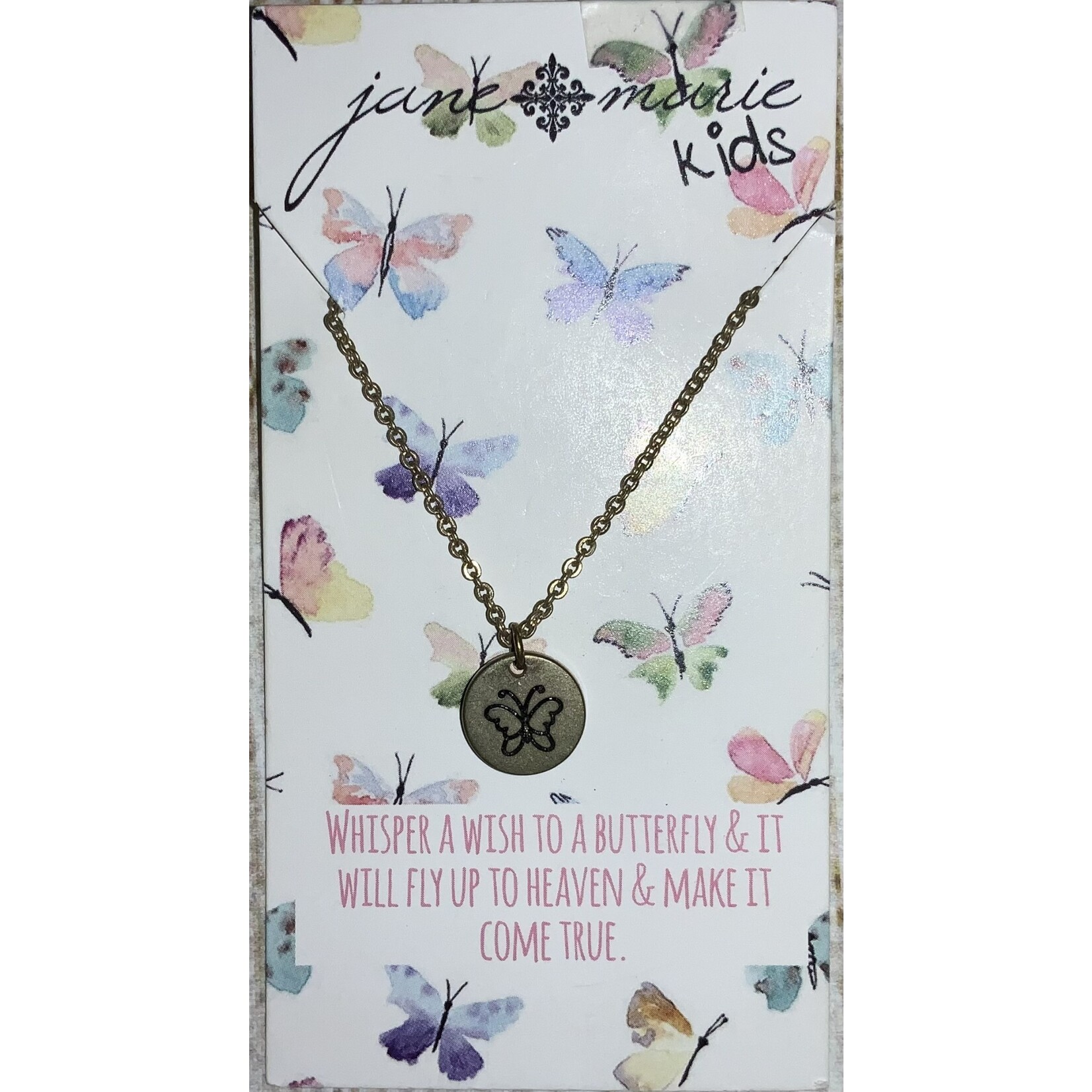 Jane Marie Jane Marie Kids Whisper a Wish Butterfly Necklace
