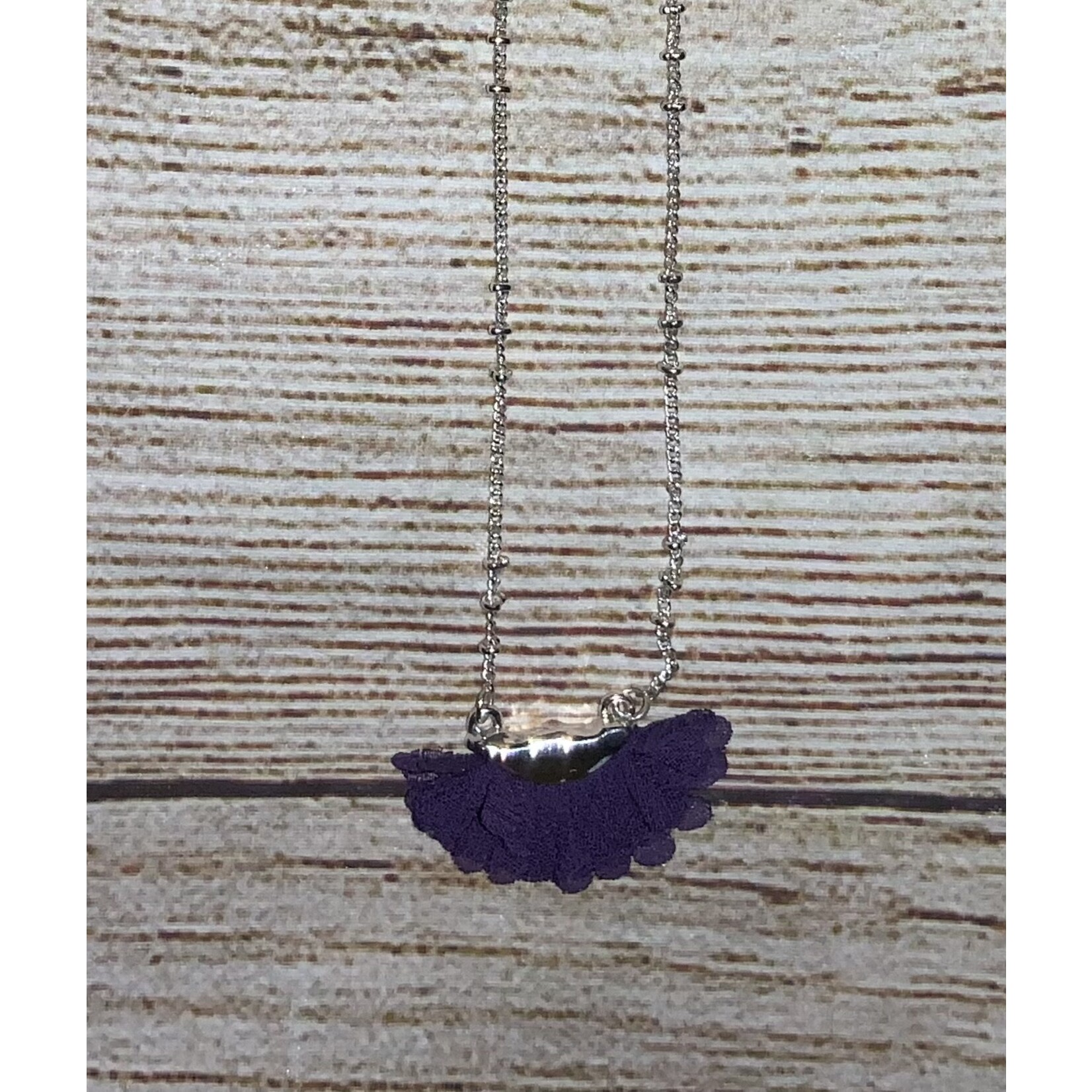 Jane Marie Jane Marie Kids Purple Frill Necklace