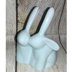 Transpac Blue Bunny Ring Holder Figurine