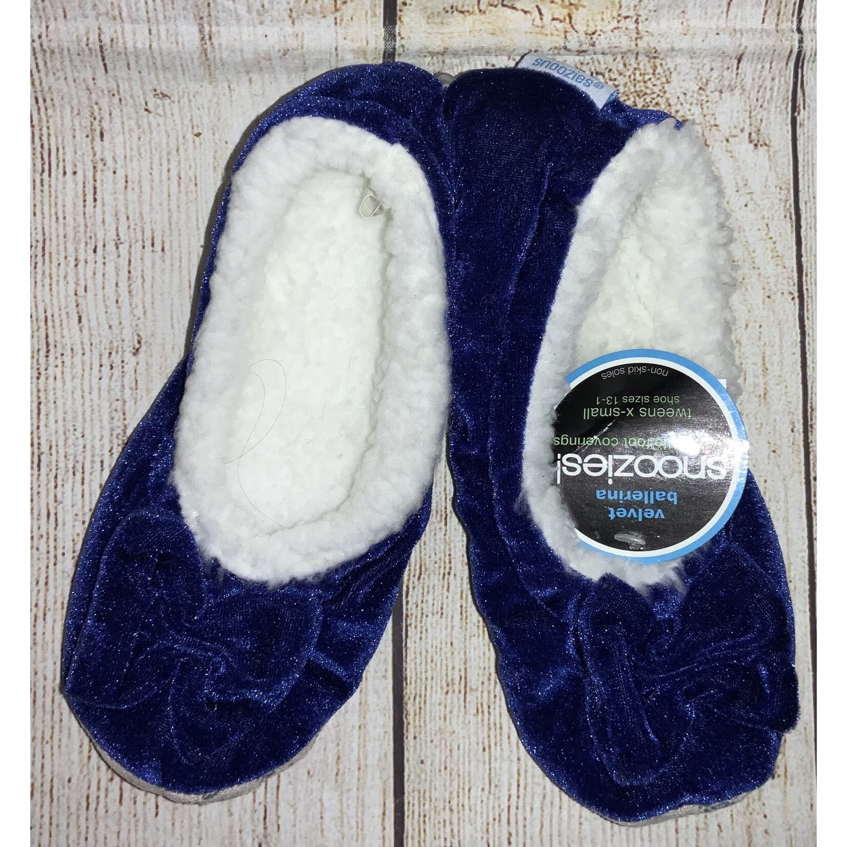 Snoozies Tween Velvet Ballerina Snoozies