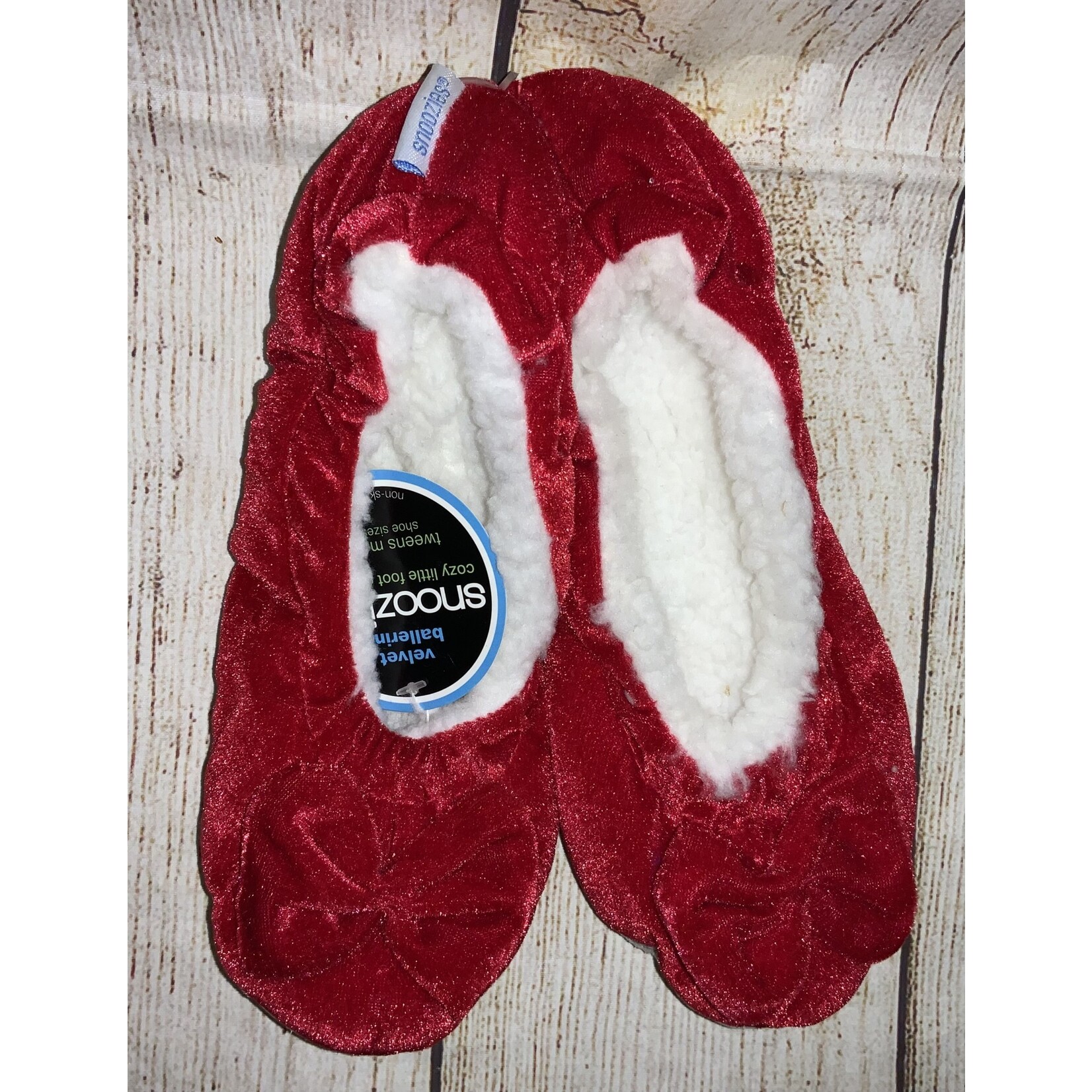 Snoozies Tween Velvet Ballerina Snoozies