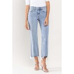 Vervet Vervet Kendall High Rise Distressed Hem Crop Dad Jean T6189