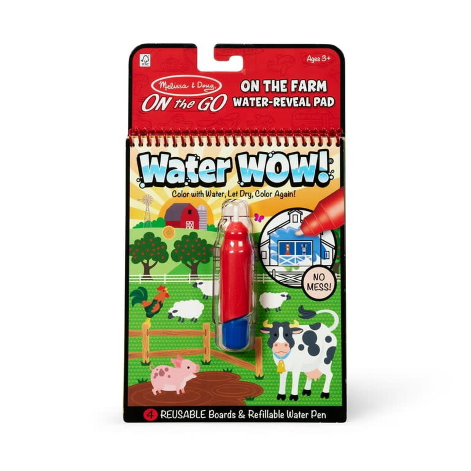 Melissa & Doug Melissa & Doug On the Go Water Wow! Water Reveal Pad On The Farm