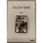 Ganz Memorial Cardinal Pin You Are Loved