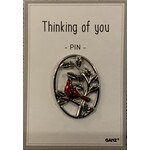 Ganz Memorial Cardinal Pin Thinking of You