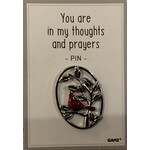 Ganz Memorial Cardinal Pin You Are In My Thoughts & Prayers