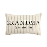 Mudpie Mudpie Striped Pillow Grandma