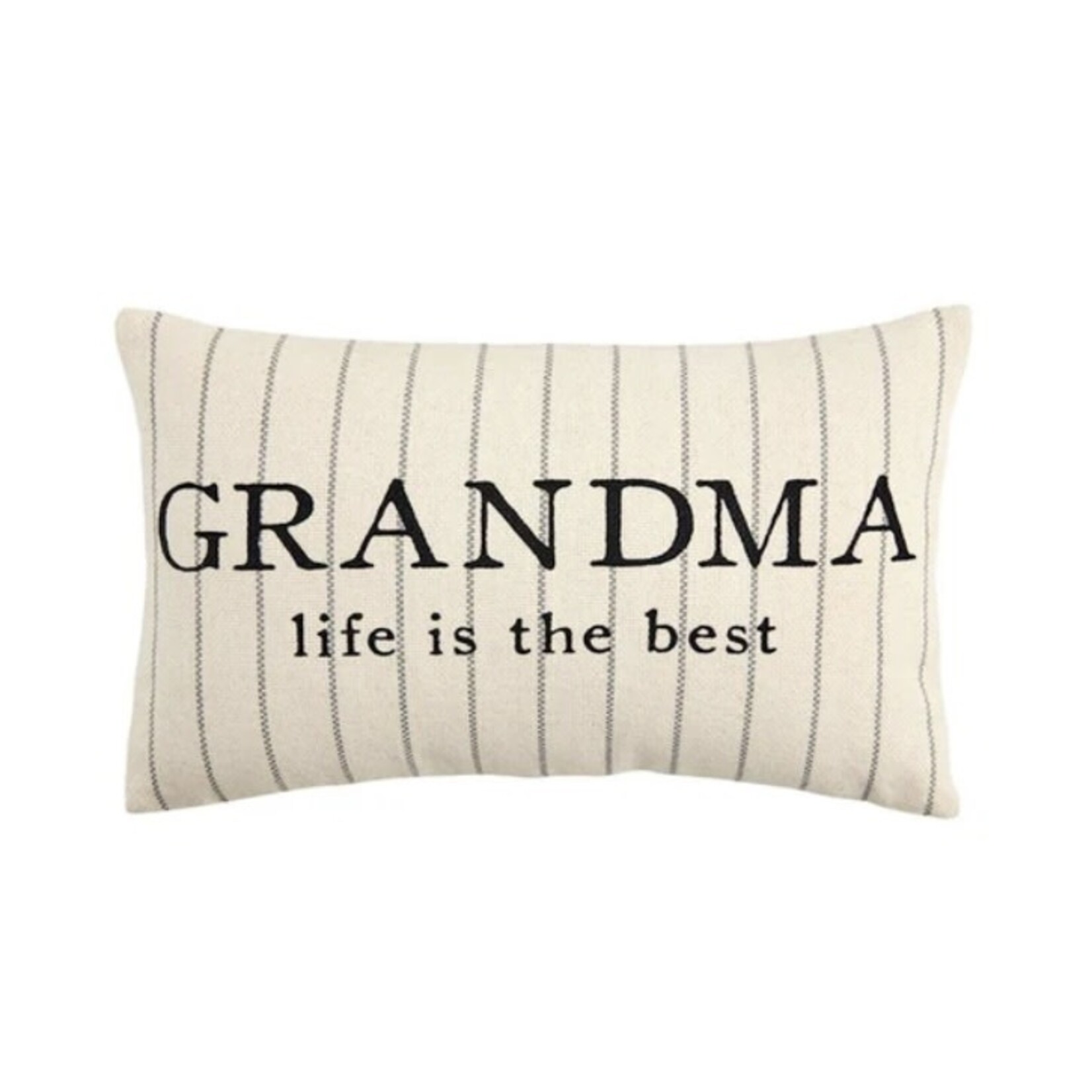 Mudpie Mudpie Striped Pillow Grandma
