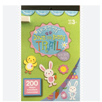 Darice Easter Hoppin Down the Bunny Trail Sticker Pad
