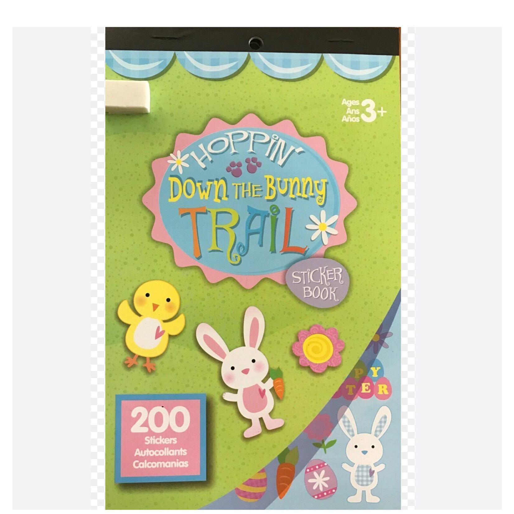 Darice Easter Hoppin Down the Bunny Trail Sticker Pad