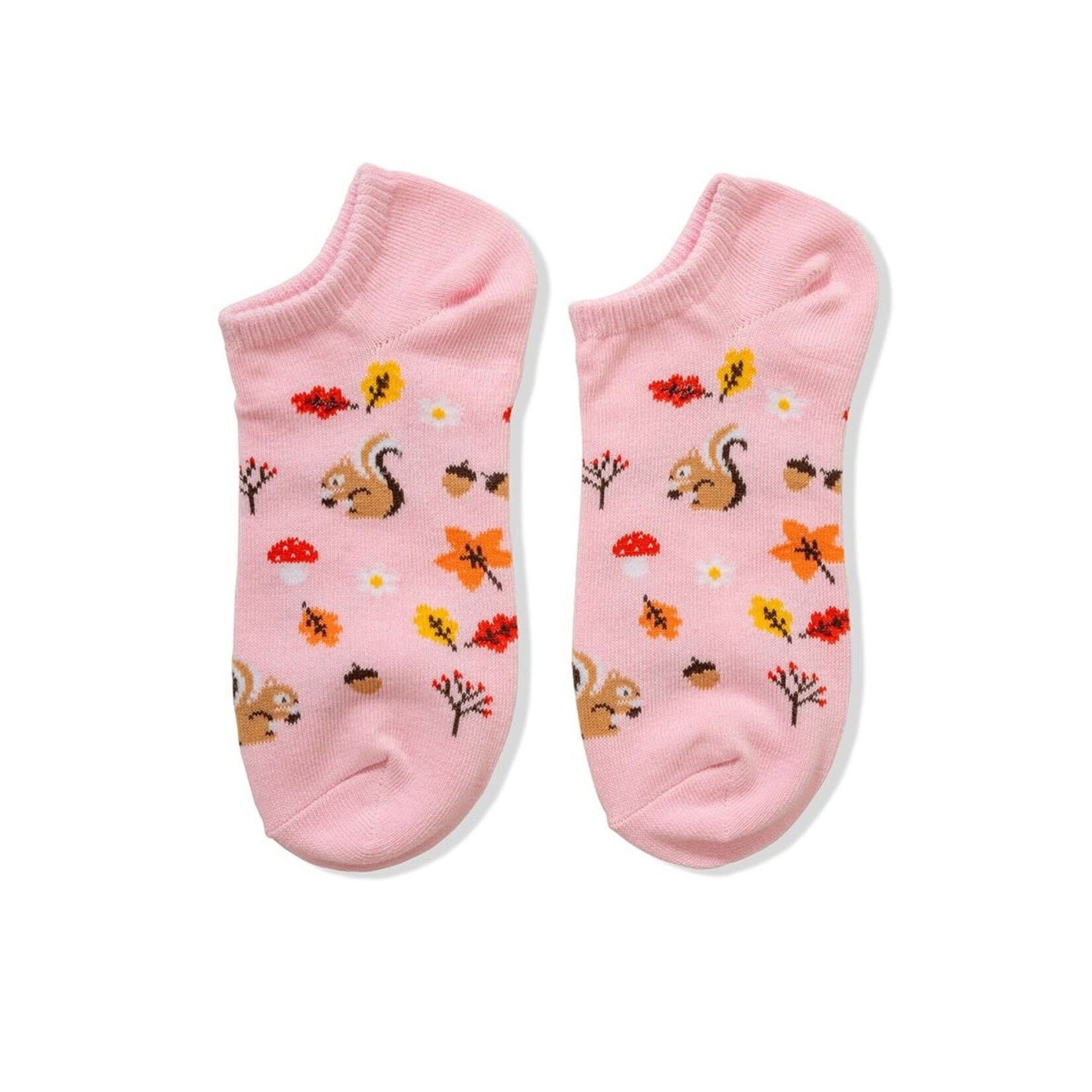 Zenana Zenana Autumn Ankle Socks Pink