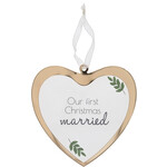 Pavilion Pavilion Our First Christmas Married Ornament