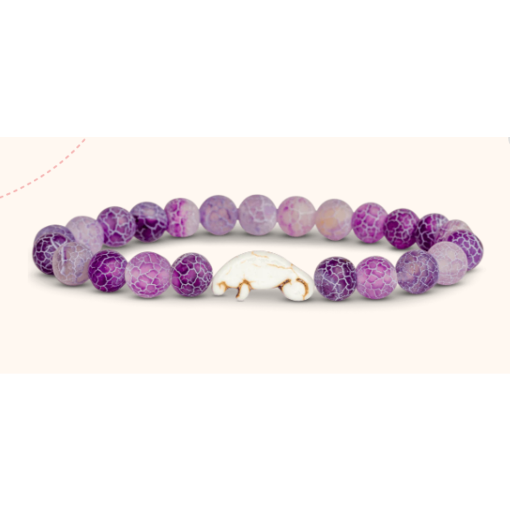 Fahlo Fahlo Manatee Bracelet Coral Reef Violet