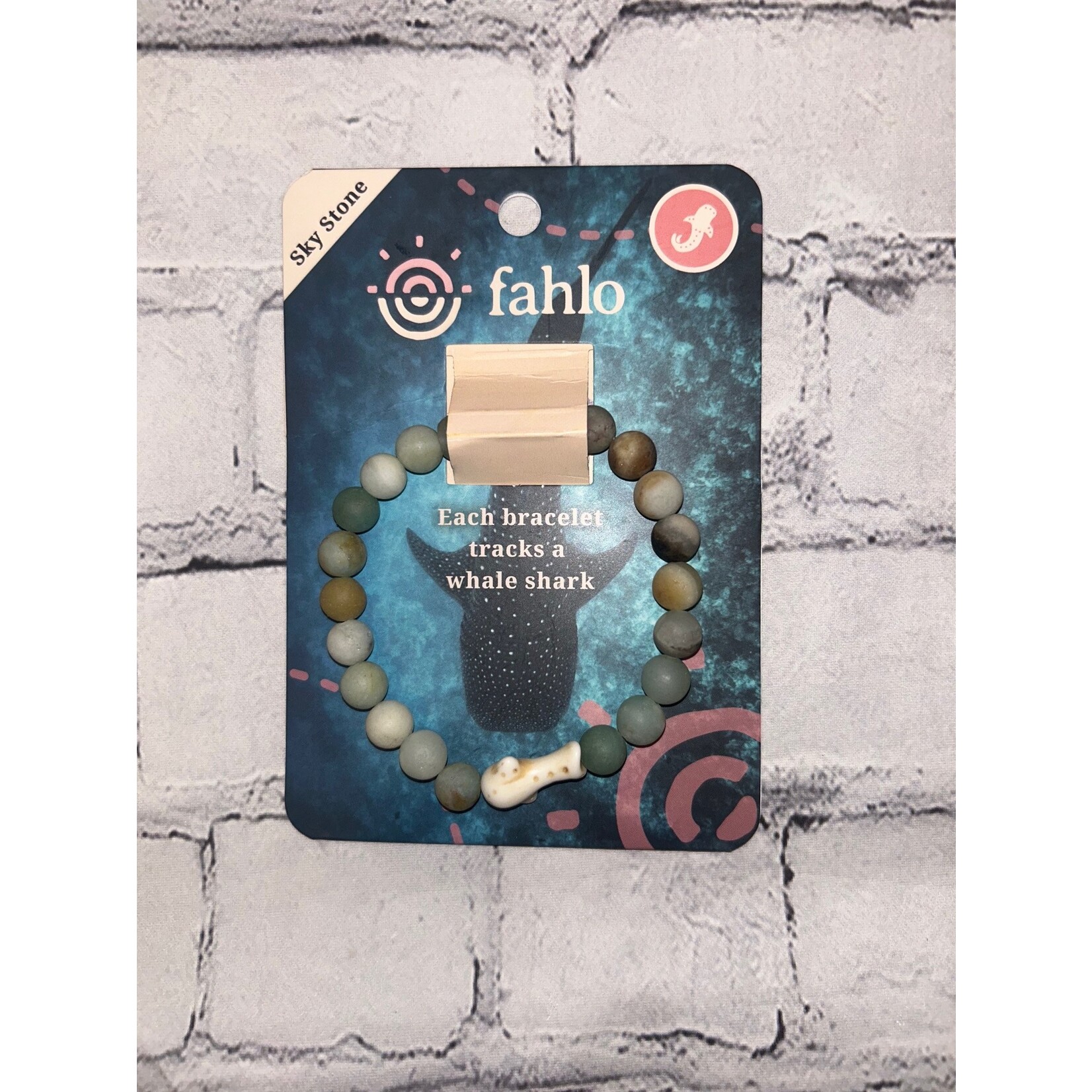 Fahlo Fahlo Whale Shark Bracelet Sky Stone
