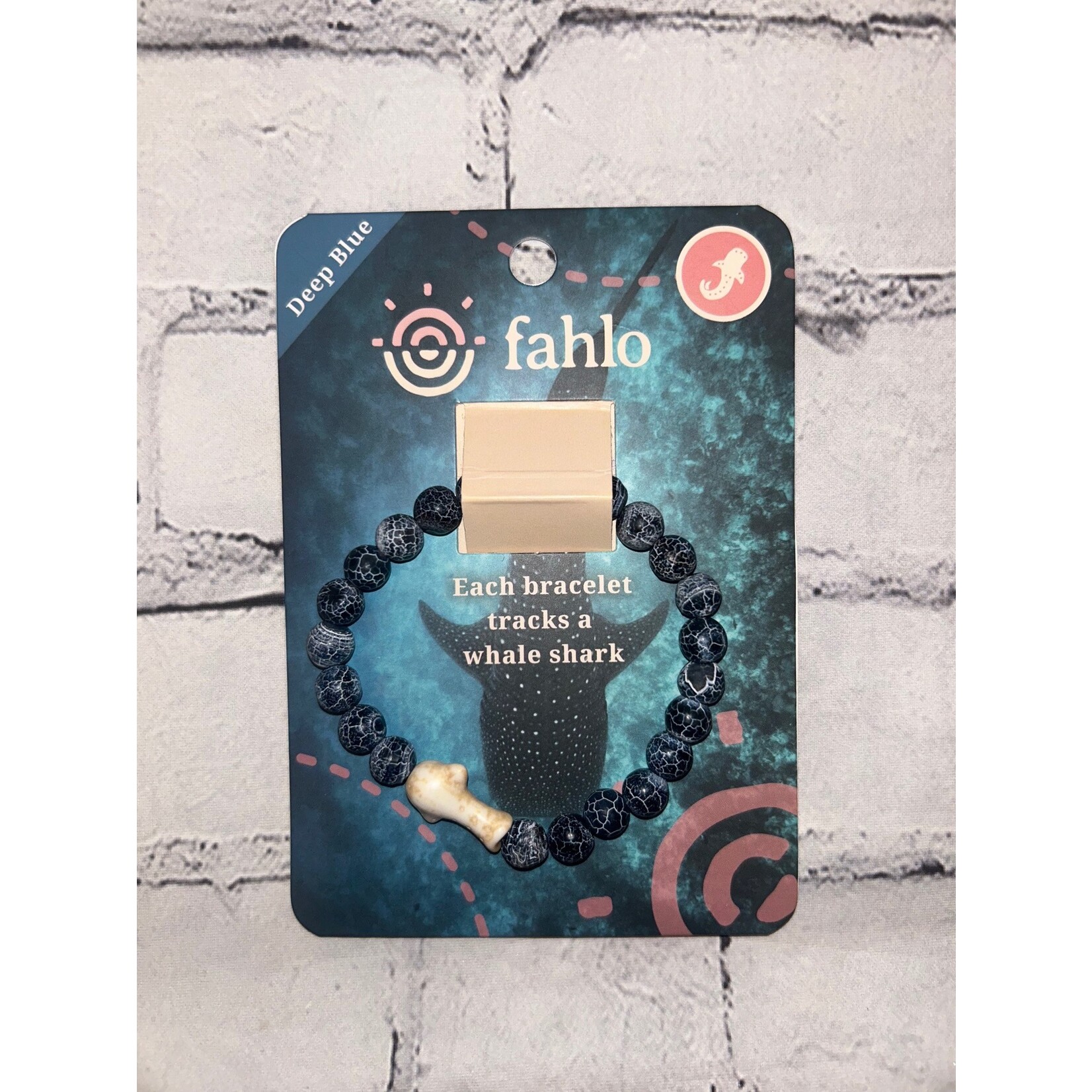 Fahlo Fahlo Whale Shark Bracelet Deep Blue