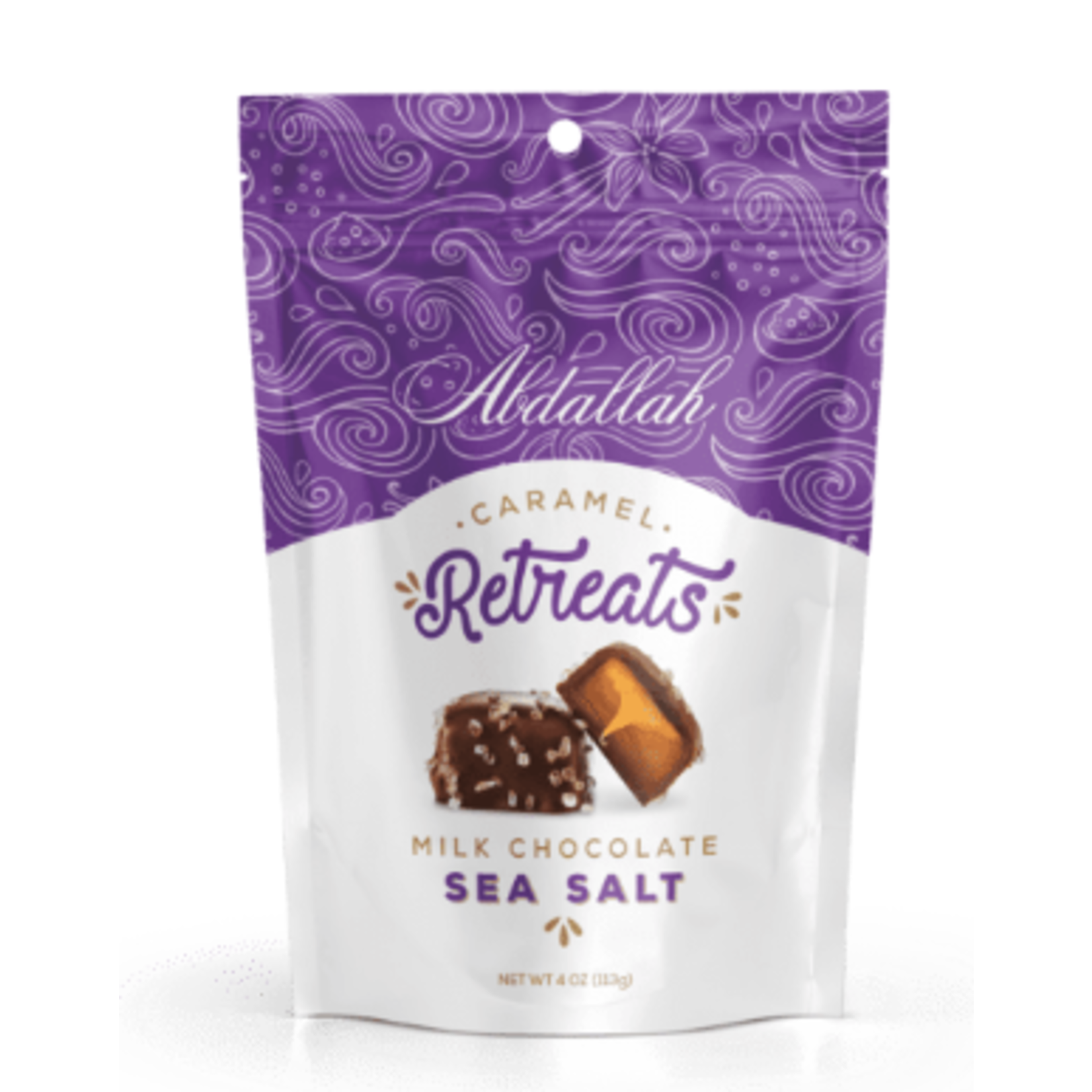 Abdallah Abdallah Milk Chocolate Sea Salt Caramel Retreats 4oz