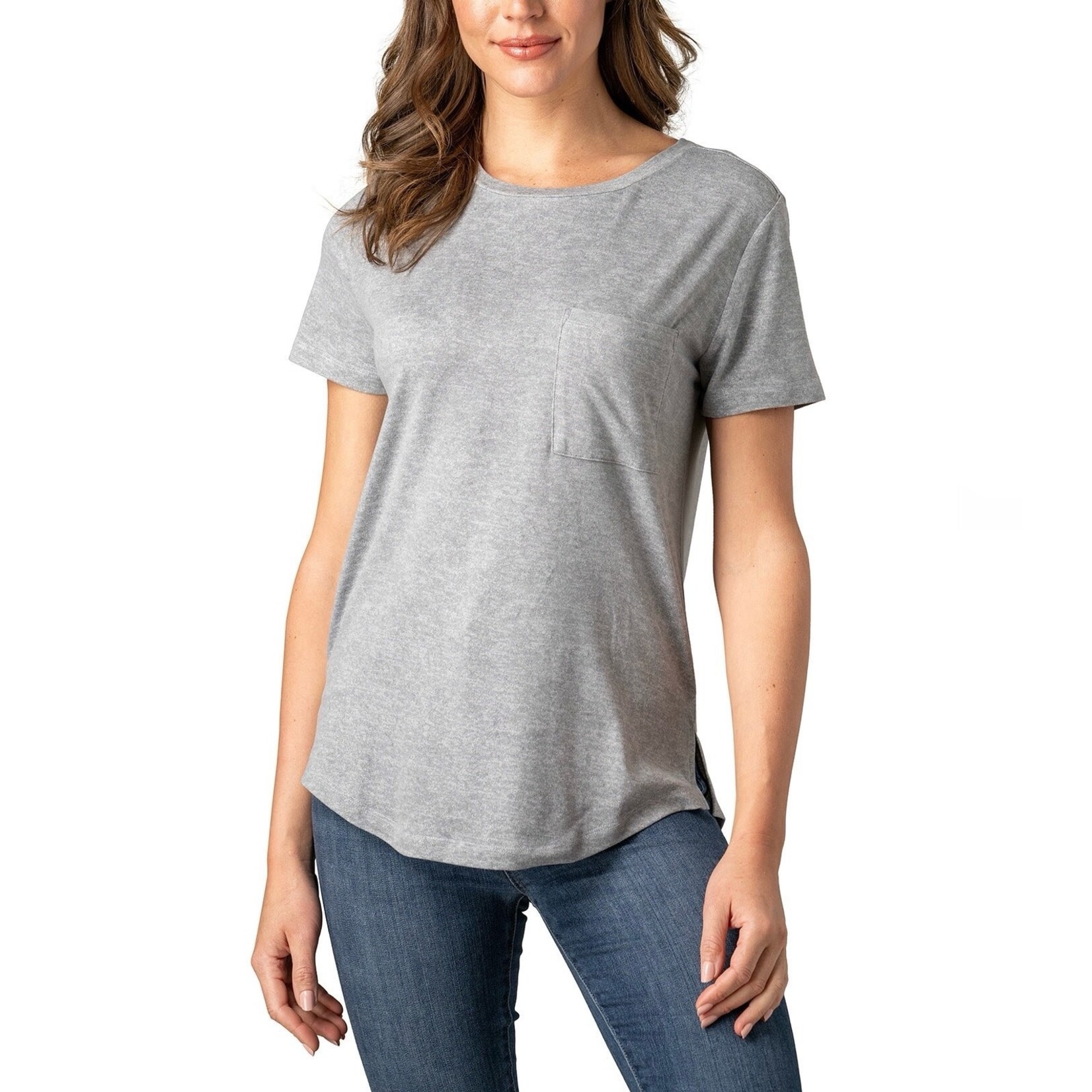 DM Merchandise Allthreads Capsule Pocket Tee Grey