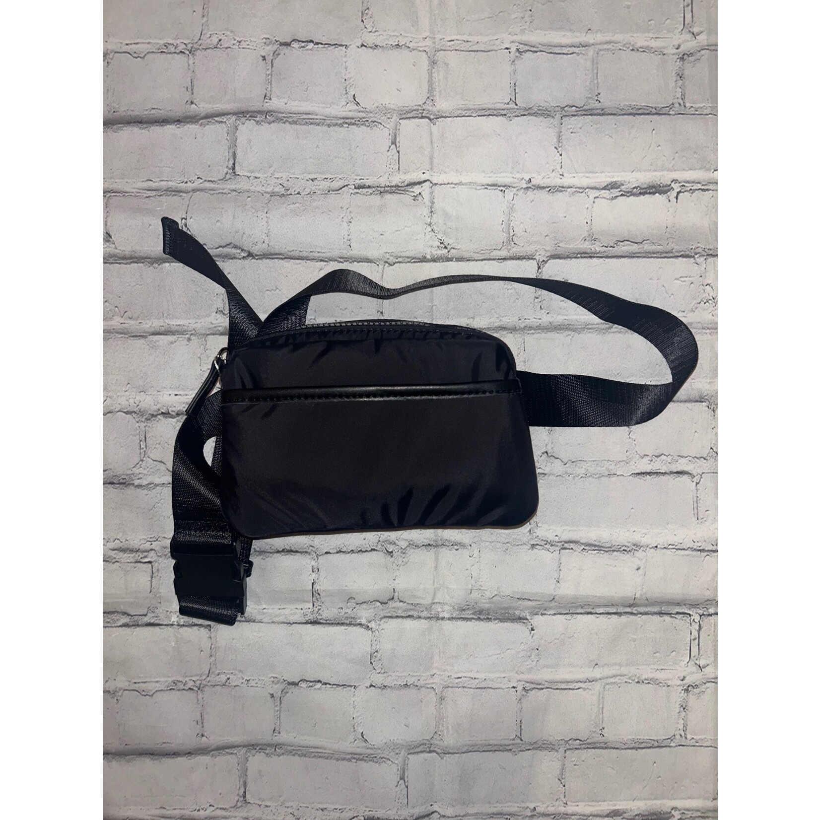 Jen & Co Jen & Co Cora Nylon Belt Bag/Sling Black M2500