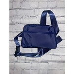 Jen & Co Jen & Co Cora Nylon Belt Bag/Sling Navy M2500