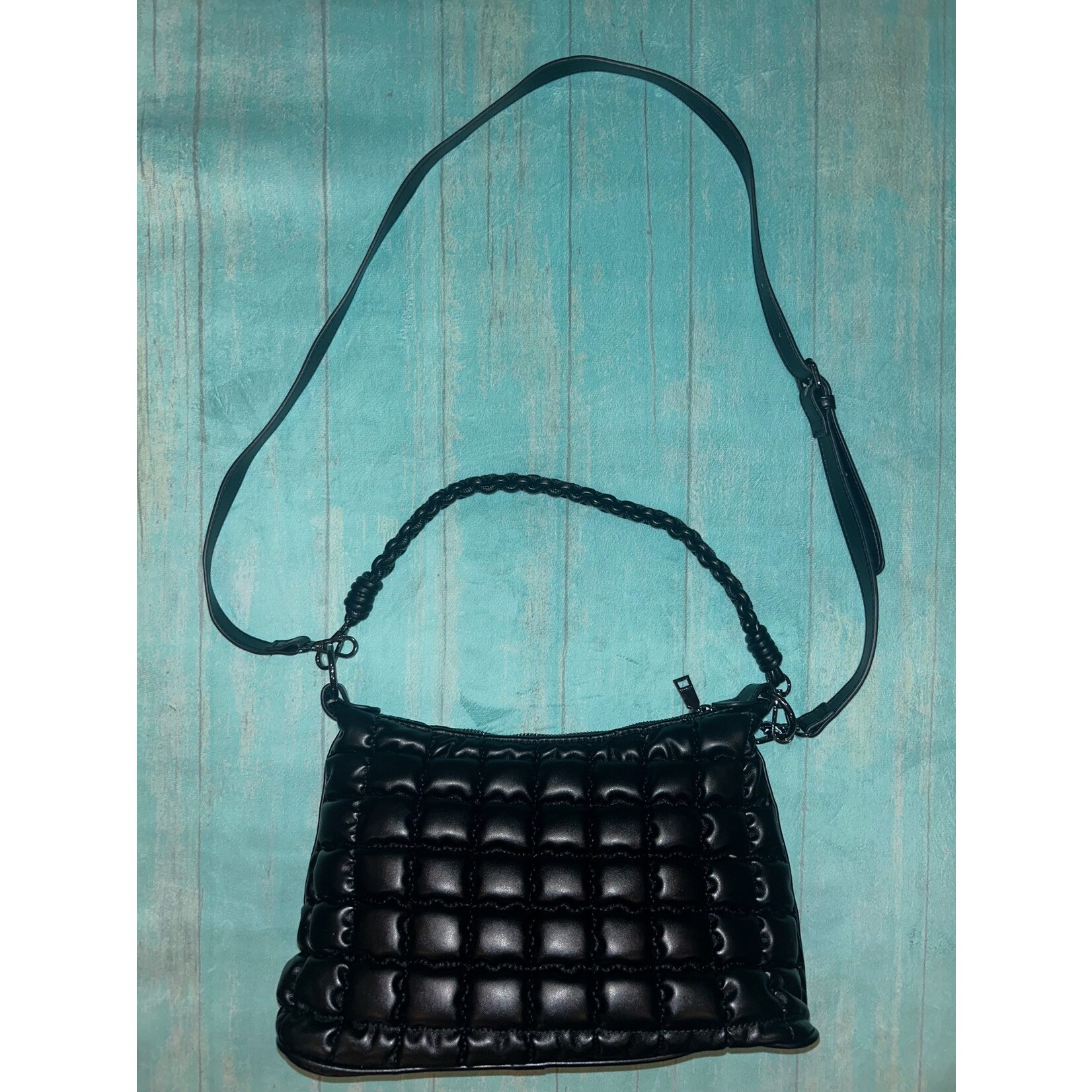 Jen & Co Jen & Co Jacqueline Puffer Shoulder Bag Black M2507