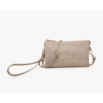 Jen & Co Jen & Co Riley Crossbody Textured Almond M013