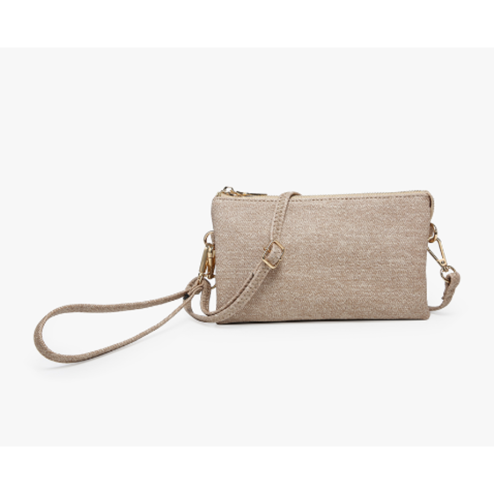 Jen & Co Jen & Co Riley Crossbody Textured Almond M013