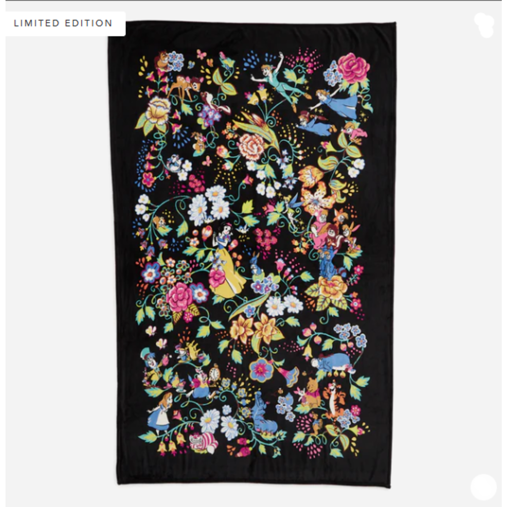 Vera Bradley Vera Bradley Plush Throw Blanket Disney Classics on the Green