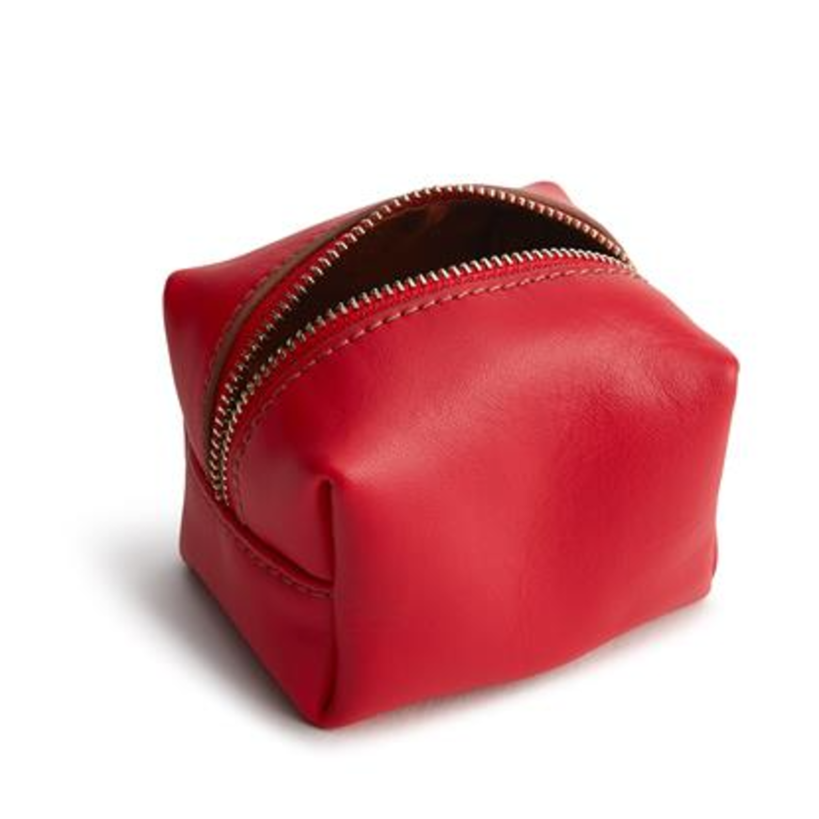 Vera Bradley Vera Bradley Leather Mini Cosmetic Goji Berry Red