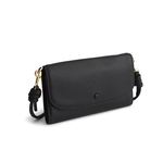 Vera Bradley Vera Bradley Leather Wildwood Wallet Crossbody Moonless Night