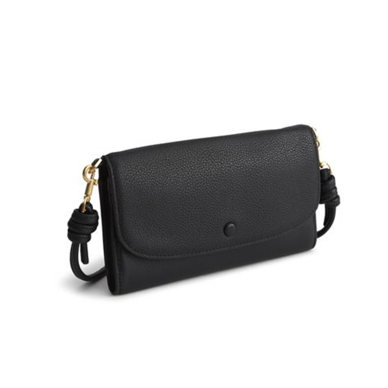 Vera Bradley Vera Bradley Leather Wildwood Wallet Crossbody Moonless Night