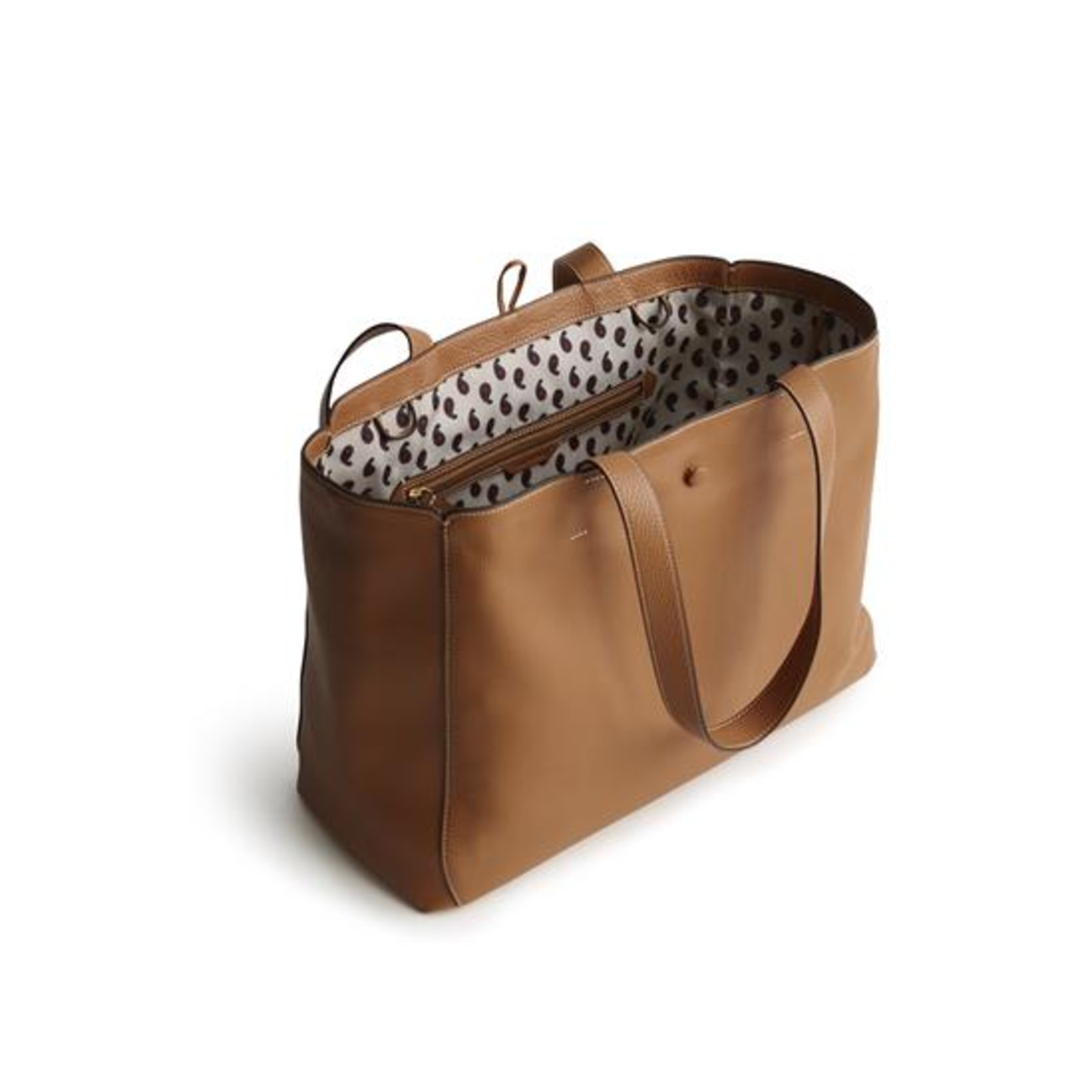 Vera Bradley Vera Bradley Leather Hathaway Tote Roasted Pecan