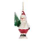 Midwest CBK Frosty Santa Ornament w/Tree