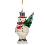 Midwest CBK Frosty Snowman Ornament w/Tree