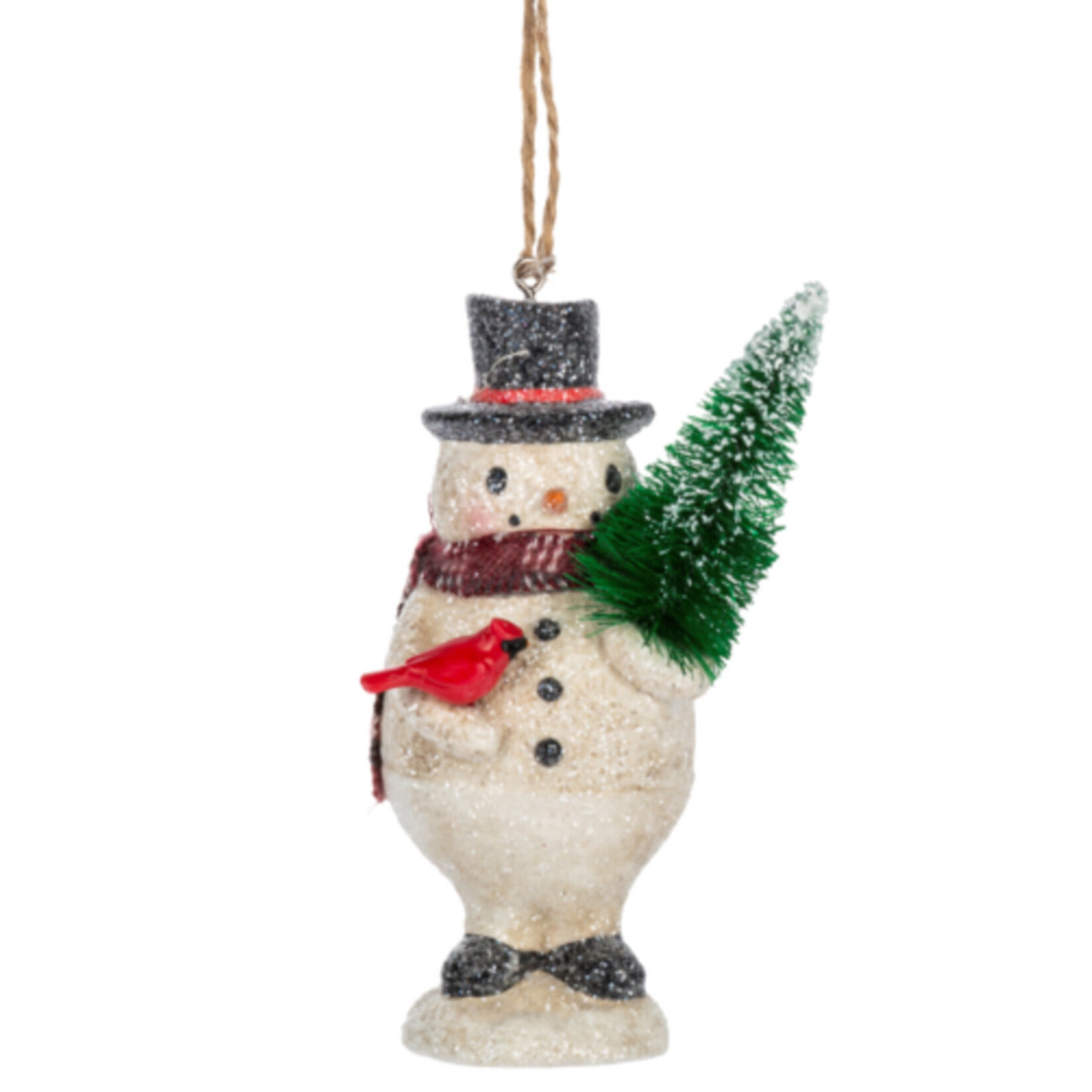 Midwest CBK Frosty Snowman Ornament w/Tree